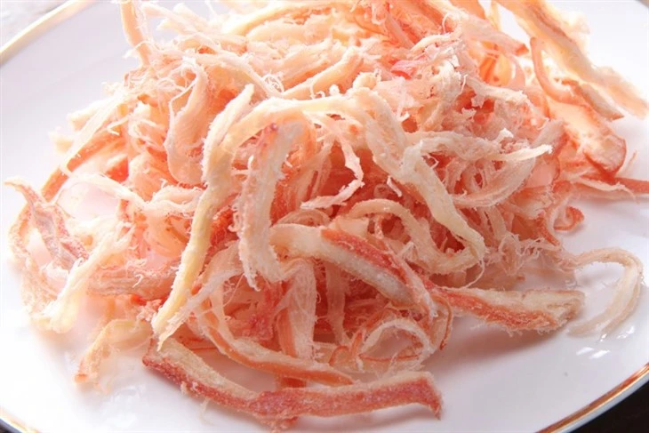 Squid Shreds Red factory